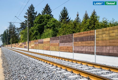 Leier Durisol zajárnyékoló blokkelem barna  50*25*25cm  DSi 25/13 N