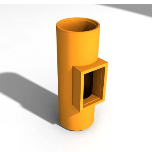 Leier TAC 20 tisztítóajtó-csatlakozó