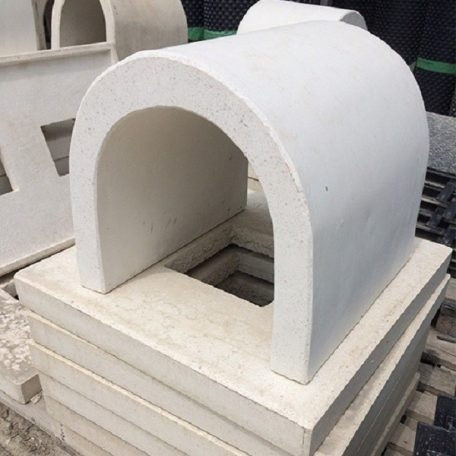 Műkő kéményfedlap 5 téglás kupola