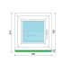 VATA 58*58 BNY JOBB műanyag ablak 24mm 2rtg.üveg