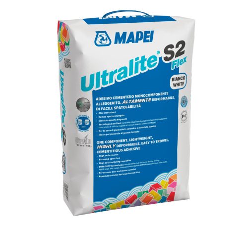 Mapei Ultralite S2 Flex cementkötésű ragasztóhabarcs szürke 15kg