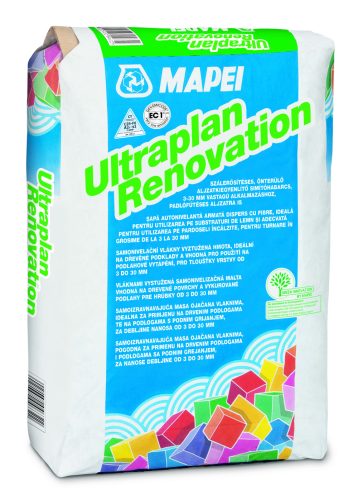 Mapei Ultraplan Renovation 3-30mm aljzatkiegyenlítő szálerősítésű 25kg