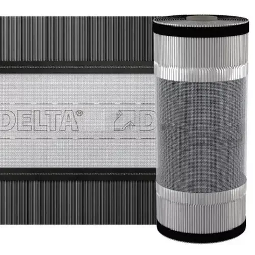Delta-Vent Roll gerinc szellőző elem FEKETE 310mm*5m/tek. DÖRKEN
