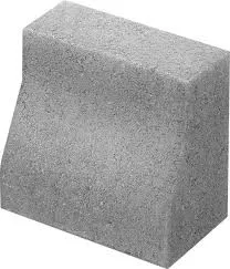ABETON K-szegély  25*15*25cm - szürke