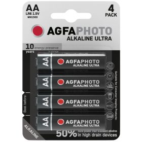 AGFAPHOTO Ultra alkáli ceruzaelem AA  (4db/bliszter)