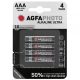 AGFAPHOTO Ultra alkáli Mikro elem AAA  (4db/bliszter)