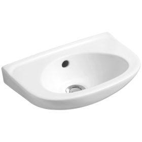   ALFÖLDI 4123 Bázis kézmosó bal oldali csaplyukkal  40*25cm - fehér