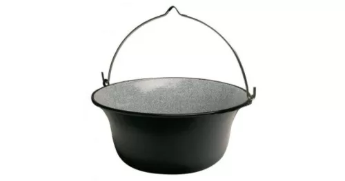 Bogrács zománcos-gulyás, 16 liter