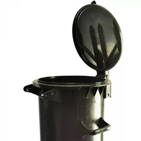 Háztartási kuka 50 l  műanyag - fekete