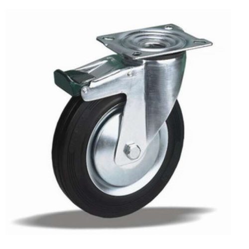 Kerék önbeálló talpas fém felnis 125 59319