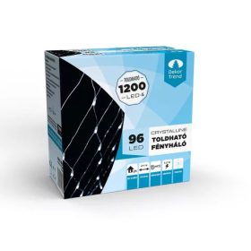   Dekortrend Crystalline toldható LED fényháló 96db hidegfehér LED - 2,0*1,0m