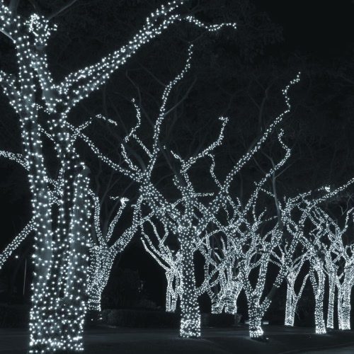 DEKORTREND kültéri kontakt LED jégszikrázó fényfüzér, 80db hidegfehér LED, fekete kábel