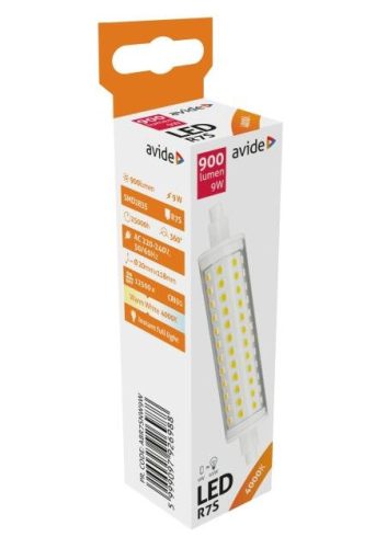 AVIDE LED izzó  9W  R7S  20*118mm NW  4000K