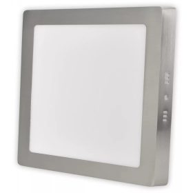   AVIDE LED Falra szerelhető négyzetes mennyezeti lámpa ALU 18W NW 4000K