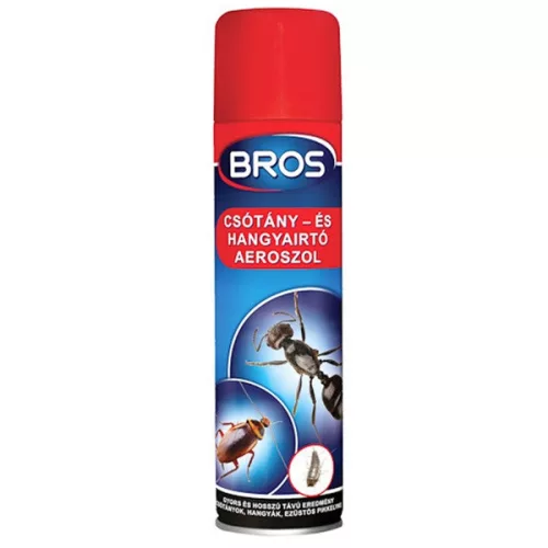 BROS B084 Szuper csótány, hangya, ágyipoloskairtó aeroszol  400ml