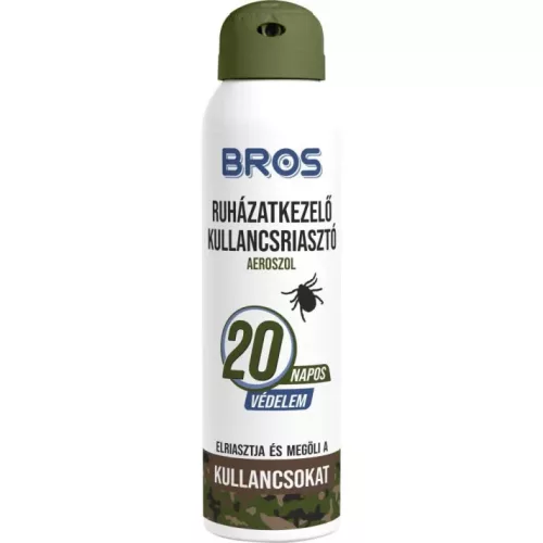 BROS B554 ruházatkezelő kullancsirtó/riasztó aeroszol  90ml