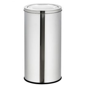 Billenőtetős szemetes, rozsdamentes  D23*H45cm 38751