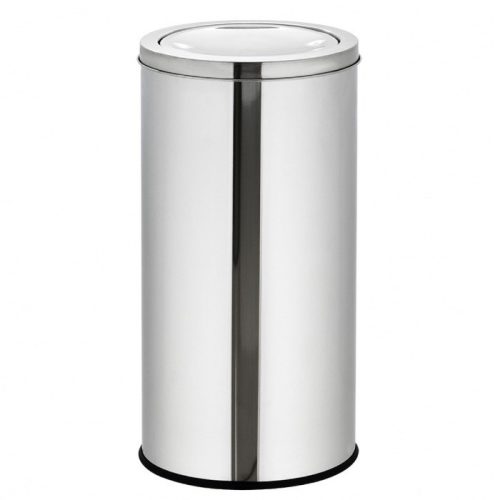 Billenőtetős szemetes, rozsdamentes  D23*H45cm 38751