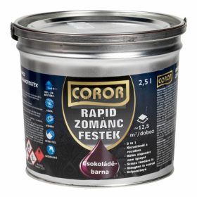 COROR Rapid Zománcfesték   csokoládébarna    2,5 l