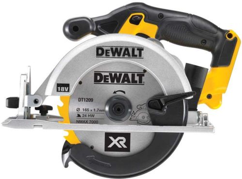 DeWALT 18V XR Akkus körfűrész 165mm, akku és töltő nélkül, T-Stak kofferben   DCS391NT-XJ