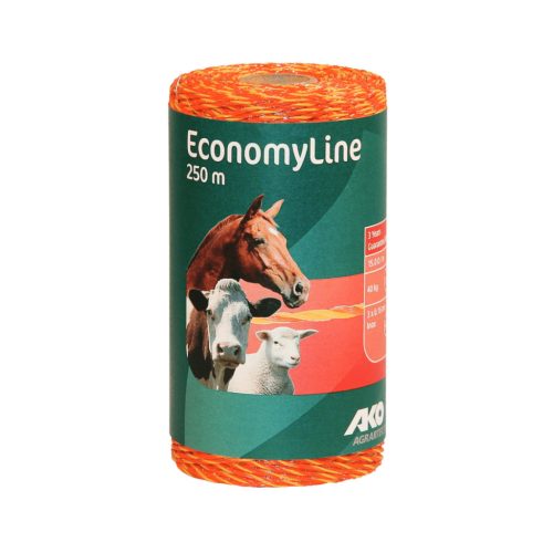 AKO Economyline villanypásztor vezeték  250fm  0,16mm vezetőszál - sárga/narancs