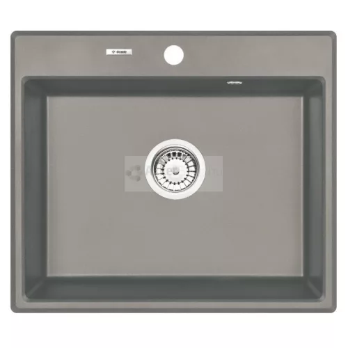 DEANTE Esante gráint mosogató, 1 medence - Grey Metallic  600*520*210mm  helytakarékos szifonnal