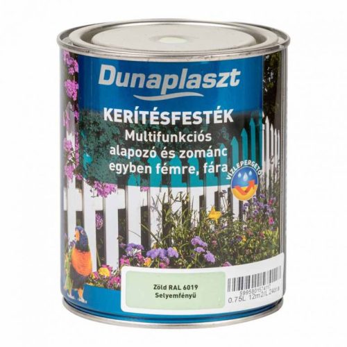 DUNAPLASZT kerítésfesték világos zöld 6019     0,75 l