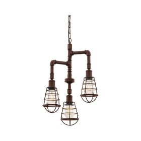   EGLO Port Seton függeszték beltéri lámpa  E27  3*60W  360mm  IP20 - antik barna