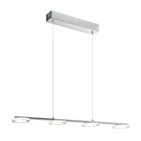 Led-es függeszték 4*4, 5W króm kerek   Cartama