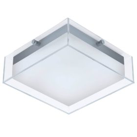   EGLO Infesto Kültéri fali mennyezeti LED lámpa 820lm  3000K ezüst/fehér