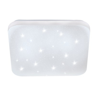 Frania-S Led mennyezeti lámpa 11,5W 28x28 cm fehér/ kristály