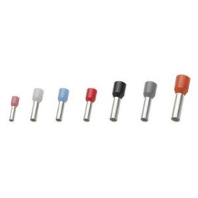 ELEMATIC Érvéghüvely szigetelt, hosszú 1,0mm - sárga