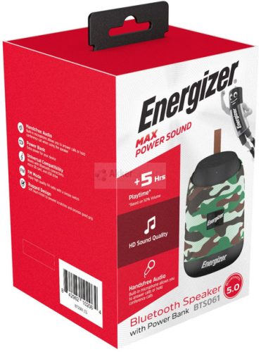 ENERGIZER Bluetooth hangszóró  BTS-061_CG  1*6W  terepszín