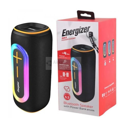 ENERGIZER Bluetooth hangszóró  BTS-206_RD  2*10W  fekete