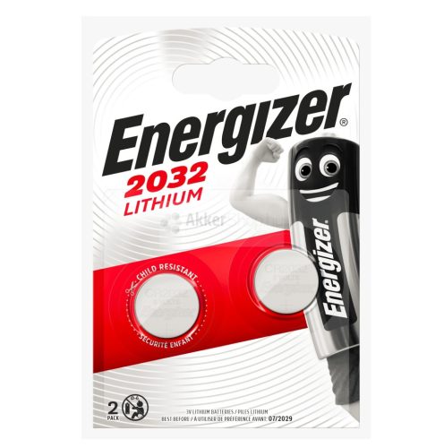 Energizer CR2032 B2 gombelem lítium (2db/bliszter)