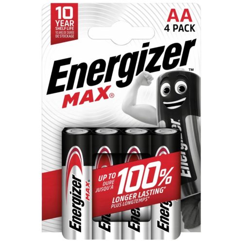 ENERGIZER Max alkáli mikroelem AA  (4db/bliszter)