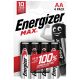 ENERGIZER Max alkáli mikroelem AA  (4db/bliszter)