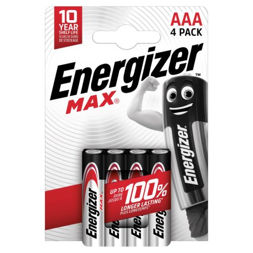 ENERGIZER Max alkáli mikroelem AAA  (4db/bliszter)