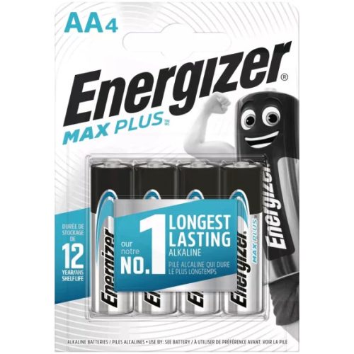 Energizer Max Plus alkáli ceruzaelem AA  (4db/bliszter)