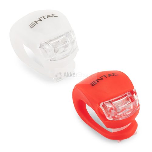 ENTAC Biciklilámpa szett plasztik   2 darabos