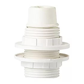 EUROLAMP csillár foglalat, műanyag  E14  220-240V - fehér