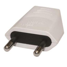 EUROLAMP lengő dugvilla földelés nélkül - fehér