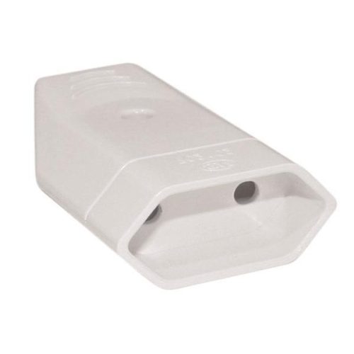 EUROLAMP lengő aljzat földelés nélkül - fehér