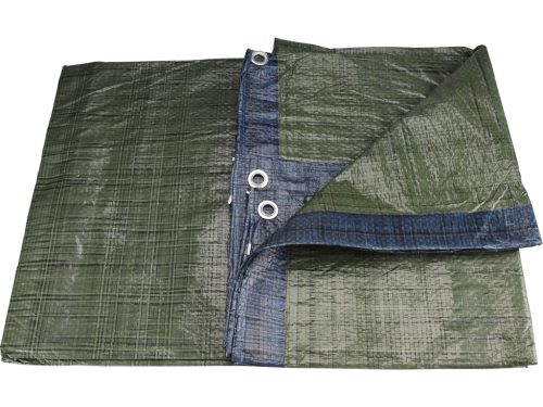 EXTOL Craft Takaróponyva, vízálló, de nem UV álló  2*3m névleges méret, PE, Standard, lefűző lyuk