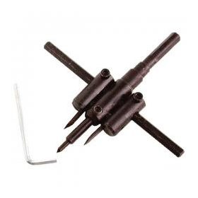   EXTOL Craft Körkivágó gipszkartonhoz, 30-120mm, állítható acélkéssel  2 darabos