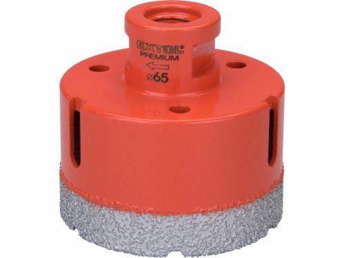 EXTOL Premium Körkivágó csempére, gyémánt vágóéllel  65mm*M14  sarokcsiszolóba fogható