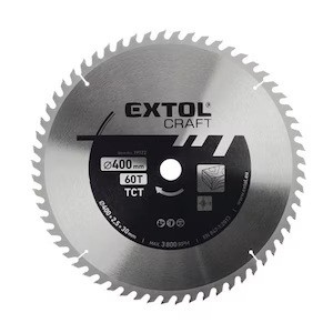 EXTOL Premium Körfűrészlap, keményfémlapkás, 125*22,2mm  T24  2,6mm lapkaszélesség