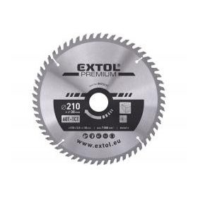   EXTOL Premium Körfűrészlap, keményfémlapkás, 125*22,2mm  T40  2,6mm lapkaszélesség