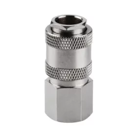   EXTOL Premium Gyorscsatlakozó-hüvely, BM, 3/8", nikkelezett réz, bliszteren