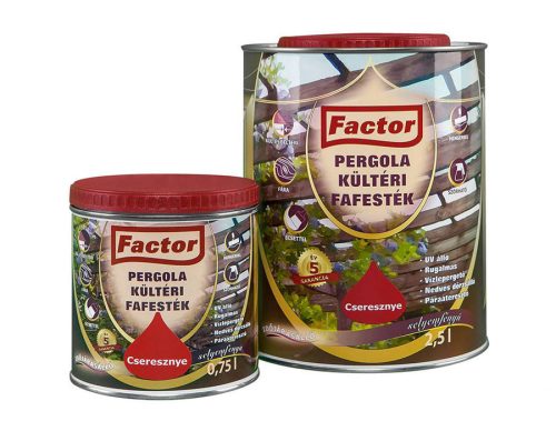 FACTOR Pergola Kültéri Fafesték fehér 0,75 l